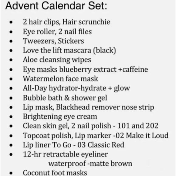 Sephora Collection 2024 Advent Calendar Moving Lights Christmas Gift Set 24 Days - Picture 5 of 7